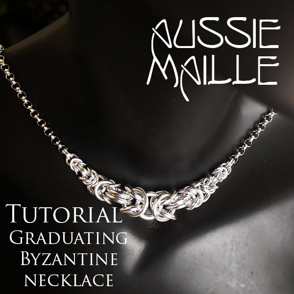 Chainmaille Tutorial - Graduating Byzantine Necklace