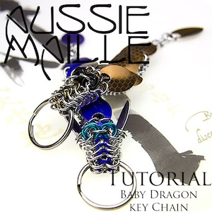 Chainmaille Tutorial - Baby Dragon Key Chain