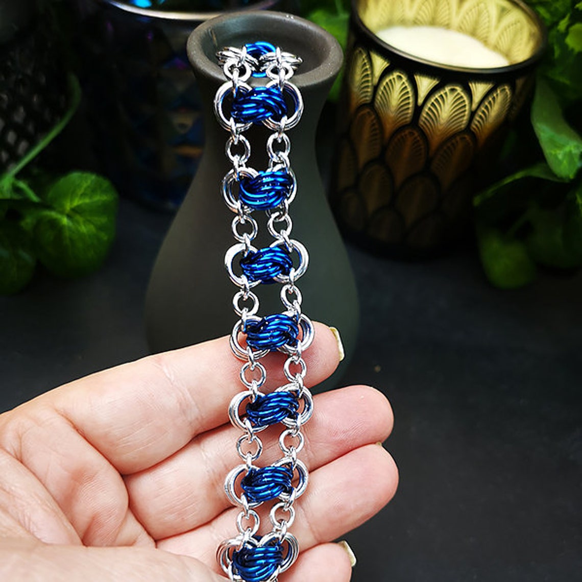Chainmaille Tutorial Triple Spiral Ladder Chain Maille Etsy