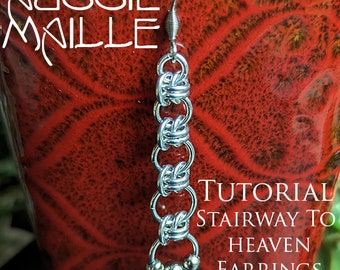 Chain Maille  Tutorial - Stairway To Heaven Earrings