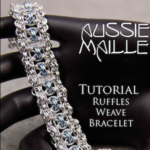 Chain Maille  Tutorial - Ruffles Weave Bracelet