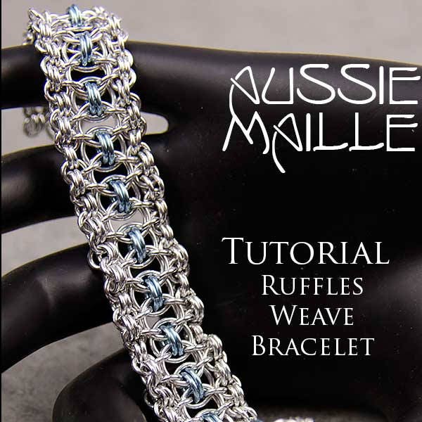 Chain Maille  Tutorial - Ruffles Weave Bracelet