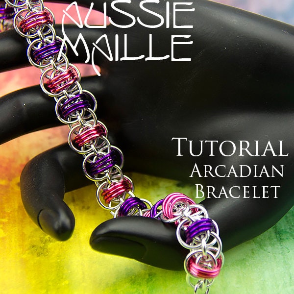 Chain Maille  Tutorial - Arcadian Weave Bracelet