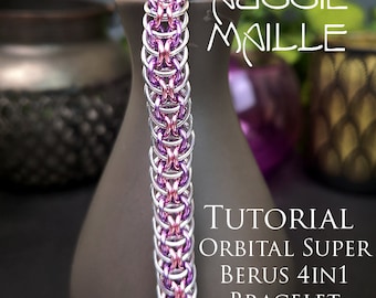 Chain Maille-tutorial - Orbital Super Berus 4in1-armband