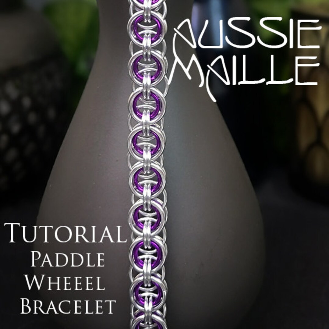 Chainmaille Tutorial - Paddle Wheel Bracelet - Etsy