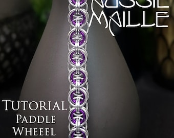 Chainmaille Tutorial - Paddle Wheel Bracelet