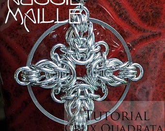 Chainmaille Tutorial - Crux Quadrata Pendant