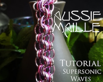 Chainmaille Tutorial - Supersonic Waves Bracelet