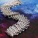 Chain Maille Tutorial - European 4in1 on the Bias Bracelet - Etsy