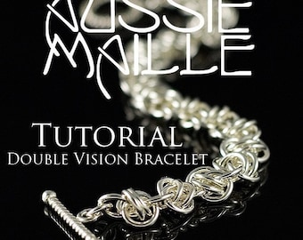 Chainmaille-handledning - Dubbelt synligt Chainmaille-armband