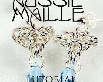 Chainmaille Tutorial - Tripoli Drops Earrings