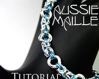 Chainmaille Tutorial - Byzantine Rose Bracelet PDF