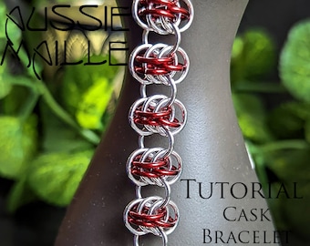Chain Maille Tutorial Stormy Skies Bracelet - Etsy