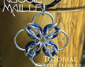 Tutorial Chainmaille - Pingente de Flor Celta