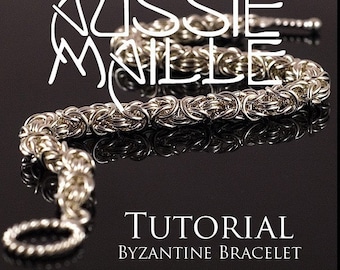 Chainmaille Tutorial - Byzantine Chain Maille Bracelet