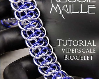 Chainmaille Tutorial - Viperscale Bracelet