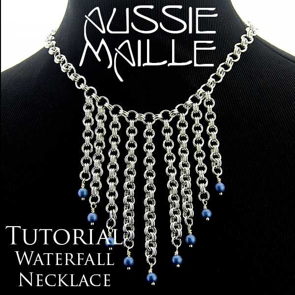 Chain Maille  Tutorial - Waterfall Necklace