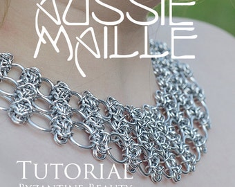 Chainmaille Tutorial - Byzantine Beauty Neck Piece