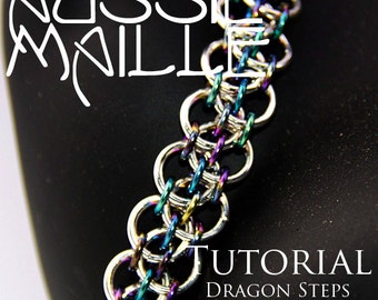 Chain Maille  Tutorial - Dragon Steps Bracelet