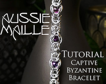 Chainmaille Tutorial - Captive Byzantine Bracelet