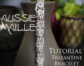 Chain Maille  Tutorial - Trizantine Bracelet