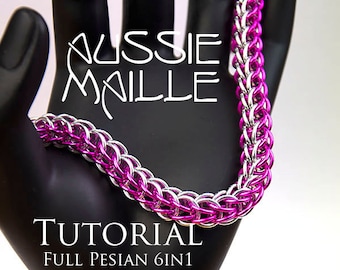Chainmaille Tutorial - FullPersian 6in1 Bracelet