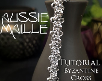 Chainmaille Tutorial - Byzantine Cross Bracelet