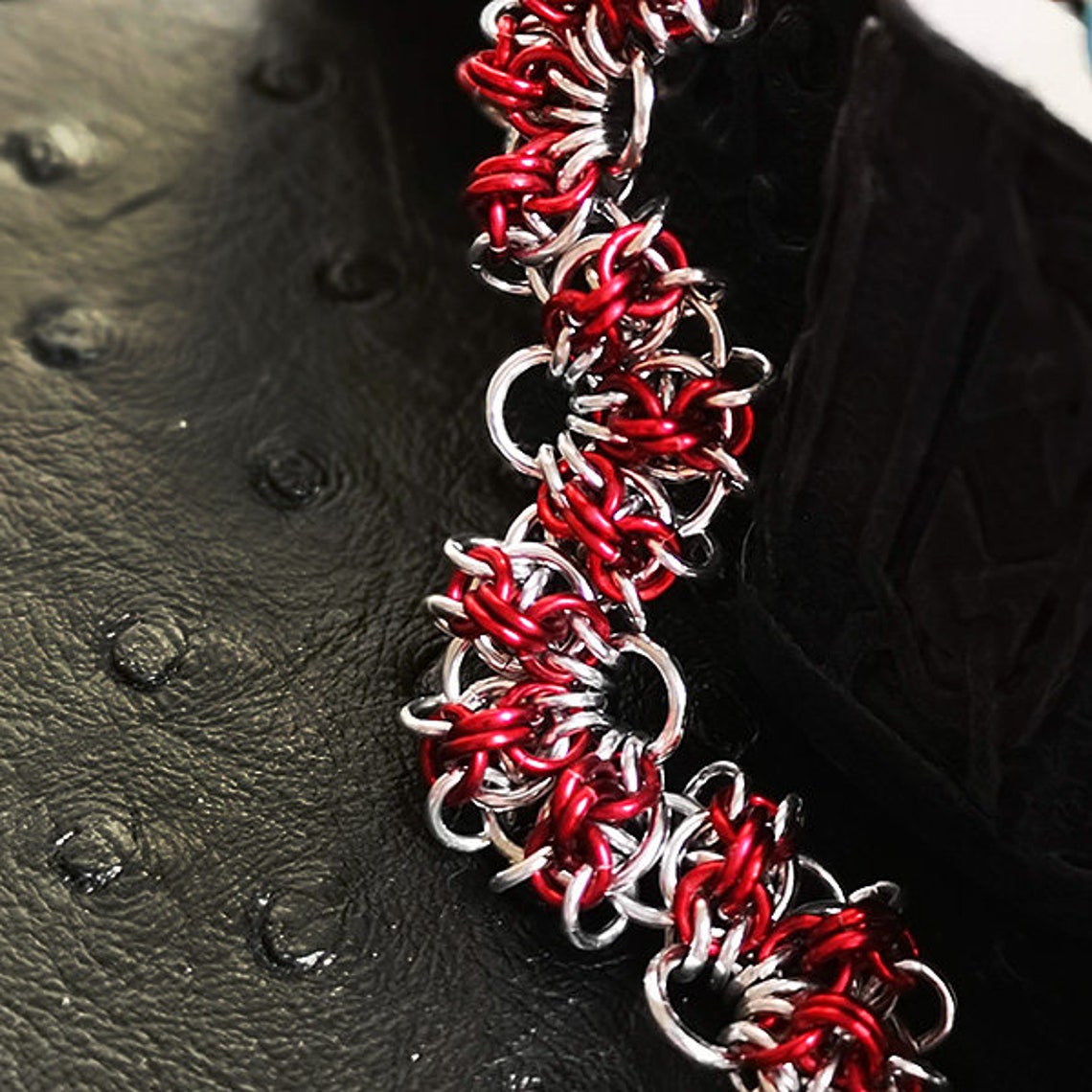 Chainmaille Tutorial Wavy Sprite Chain Bracelet - Etsy