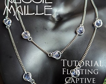 Chainmaille Tutorial - Floating Captive Necklace