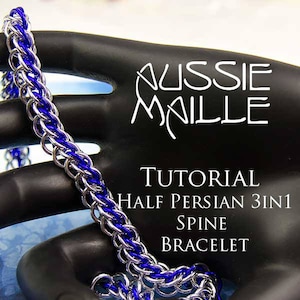 Chain Maille Tutorial - HalfPersian 3in1 Wirbelsäulenarmband
