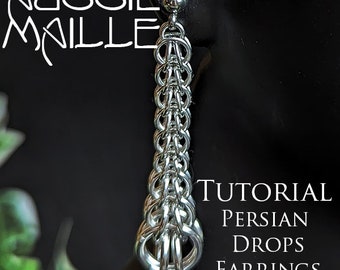 Chain Maille  Tutorial - PersianDrop Earrings
