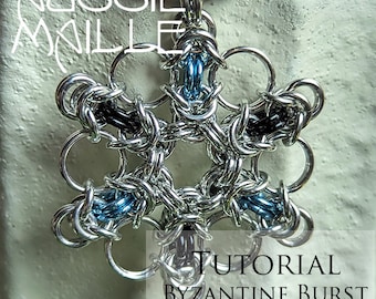 Chainmaille Tutorial - Byzantine Burst Pendant