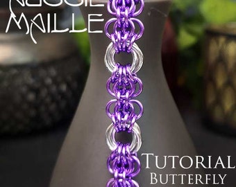 Chainmaille Tutorial - Butterfly Bracelet