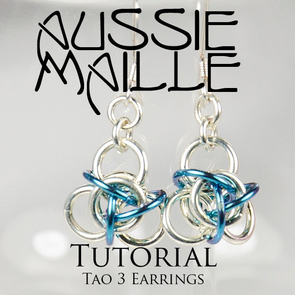 Chainmaille Tutorial - Tao3 Earrings