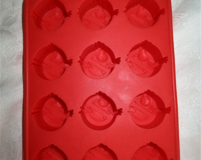 Ghostbusters Logo Chocolate Mold Ice Cube Jello Candy Cookie Silicone