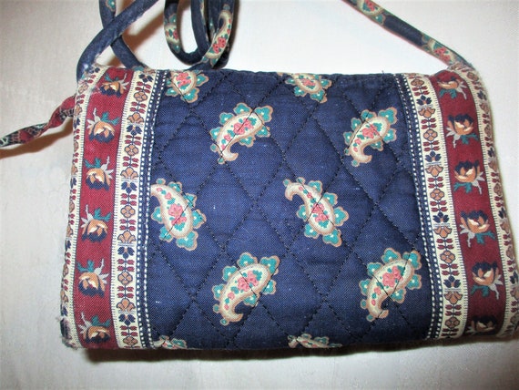 Buy Vintage Vera Bradley Trifold Wallet Crossbody Handbag Online in India 