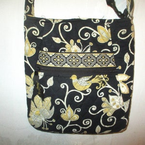 Vintage 00s Vera Bradley Yellow Bird Crossbody Purse Satchel