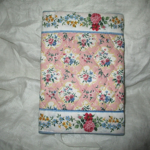 Vintage 90s Vera Bradley Pastel Pink Paperback Book Cover Designs