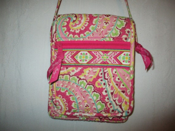 Vintage 00s Vera Bradley Capri Melon Pink Cross Body Shoulder Purse Tote Bag Etsy UK