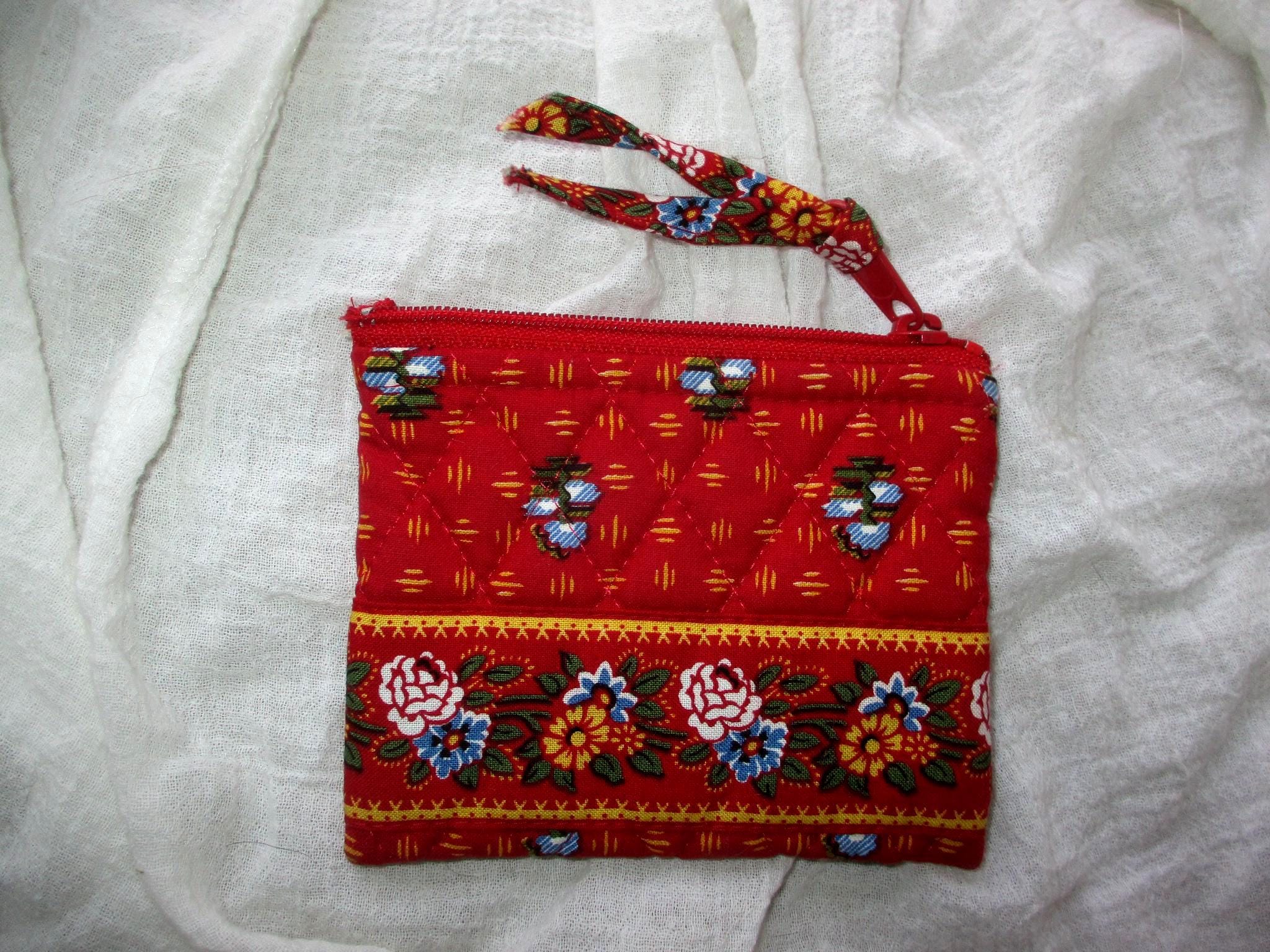 Vintage 90\'s VERA BRADLEY Provincial Red Eye Case Vintage 90s Vera Bradley Dual Apple Red Paisley Eyeglasses  main image 4