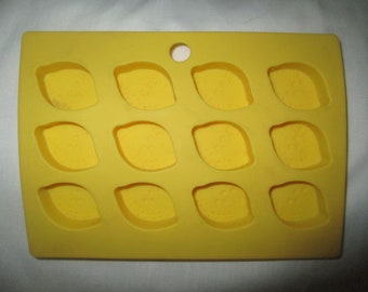 Lemon Shape Mold Ice Cube Jello Candy Cake Fondant Cookie Silicone