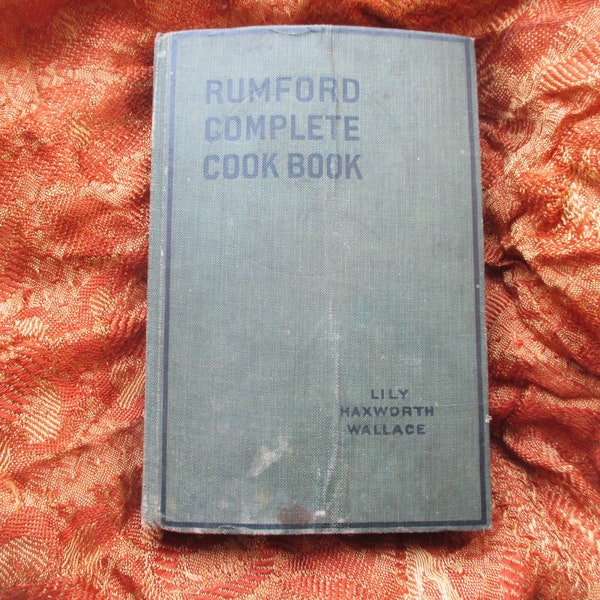 Vintage 20s Rumford Complete Cookbook Baking Powder Recipies