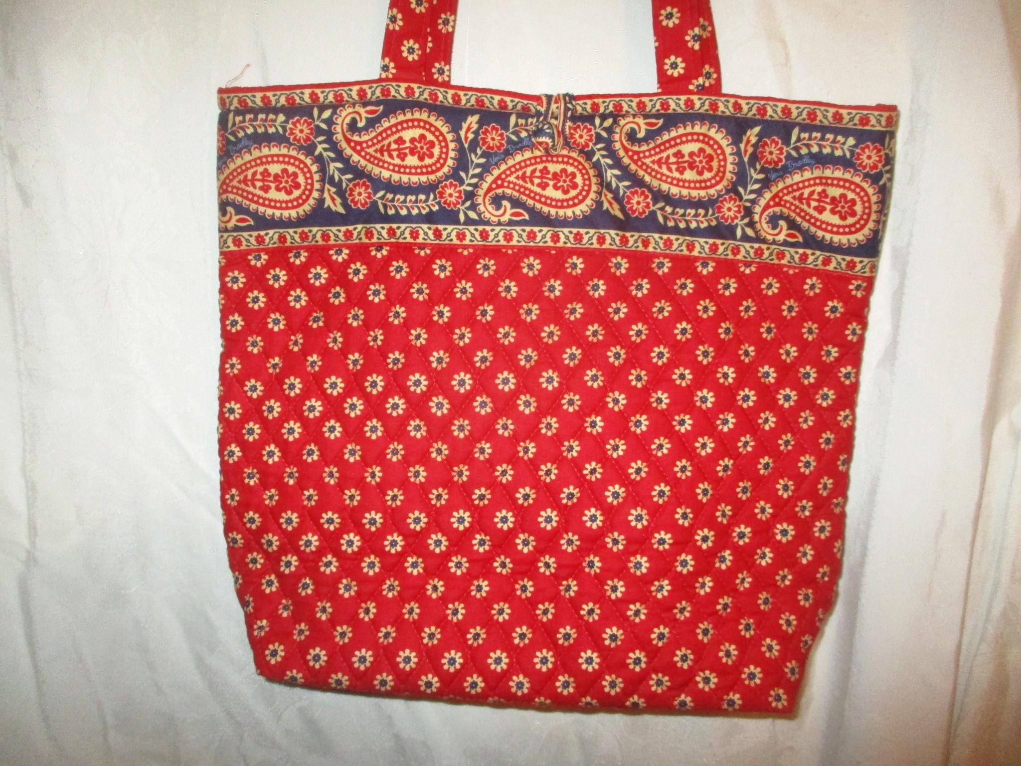 NEW Vera Bradley Canterberry Cobalt Set Backpack Tote Card Case Retired Gift HTF Vera Bradley Canterberry Cobalt - Etsy main image 2
