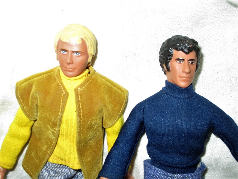 Vintage 70s Starsky /& Hutch Mego Figures TV Shoes