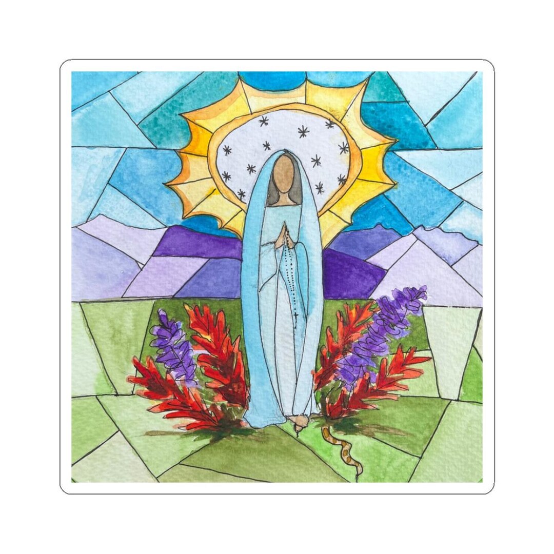 Our Lady of the Mountains Sticker | Kiss-cut Vinyl Nuestra Señora De ...