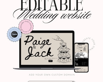 Hochzeit Hochzeits-Website: Hochzeitsvorlage handgeschrieben: Passendes Briefpapier