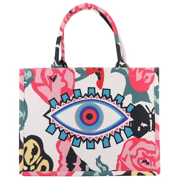 Evil eye TOTE BAGS satchel