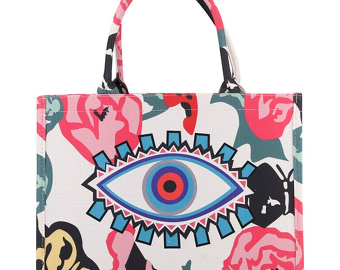 Featured listing image: Evil eye TOTE BAGS satchel