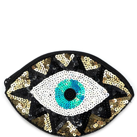 MULTI STYLE Evil eye beaded coin purse -