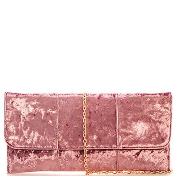 velvet Mauve  SOFT CLUTCH BAG